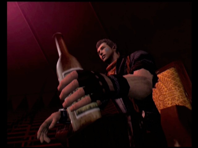 Its always time for a cold one in the world of GOD HAND!