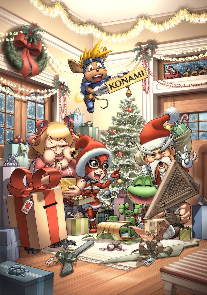 Even the vidja game characters need Christmas.