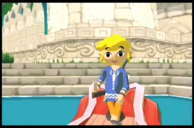 Link is trying his hardest to impress Tetra!